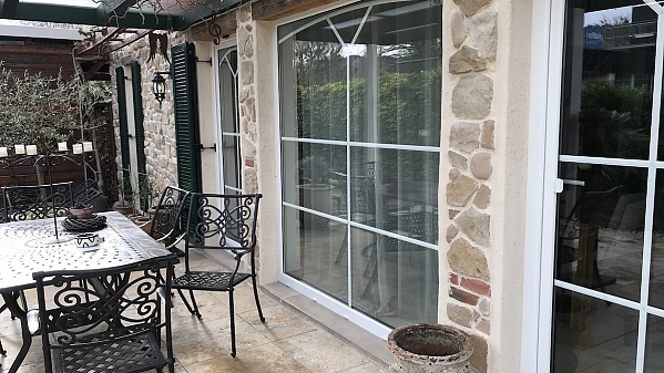 Die Rekonstruktion von der Fassade eines Familienhauses beim Bodensee - Mix Toscana 774