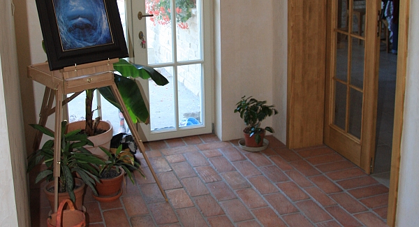 Pflaster im Einfamilienhaus